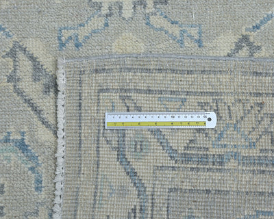 Traditional Oushak 4x6 Taupe Gray Turkish Handmade Veg Dye Wool Area Rug