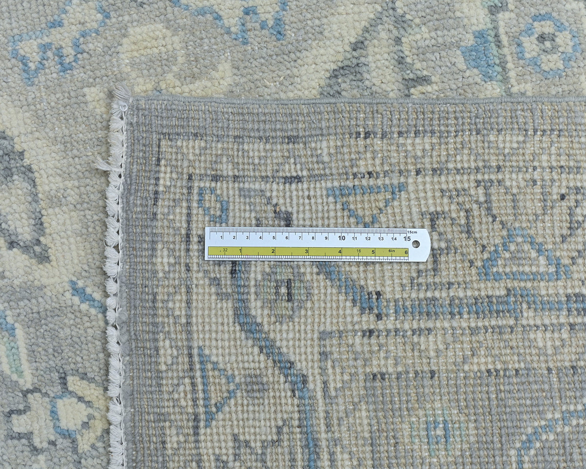 Traditional Oushak 4x6 Ft Turkish Hand Knotted Oragnic Dye Wool Area Rug