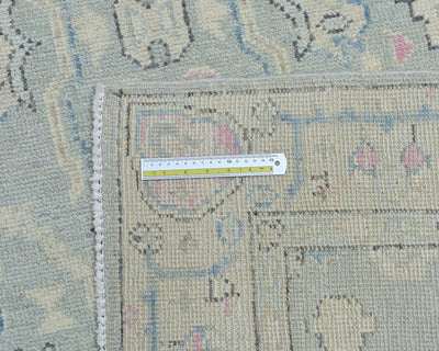4x6 Ft Gray Oushak Turkish Handmade Traditional Soft Wool Area Rug