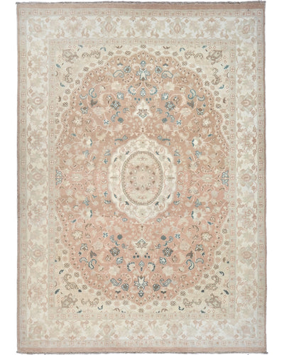 Alfombra de lana anudada a mano de estilo persa oriental de 4x6