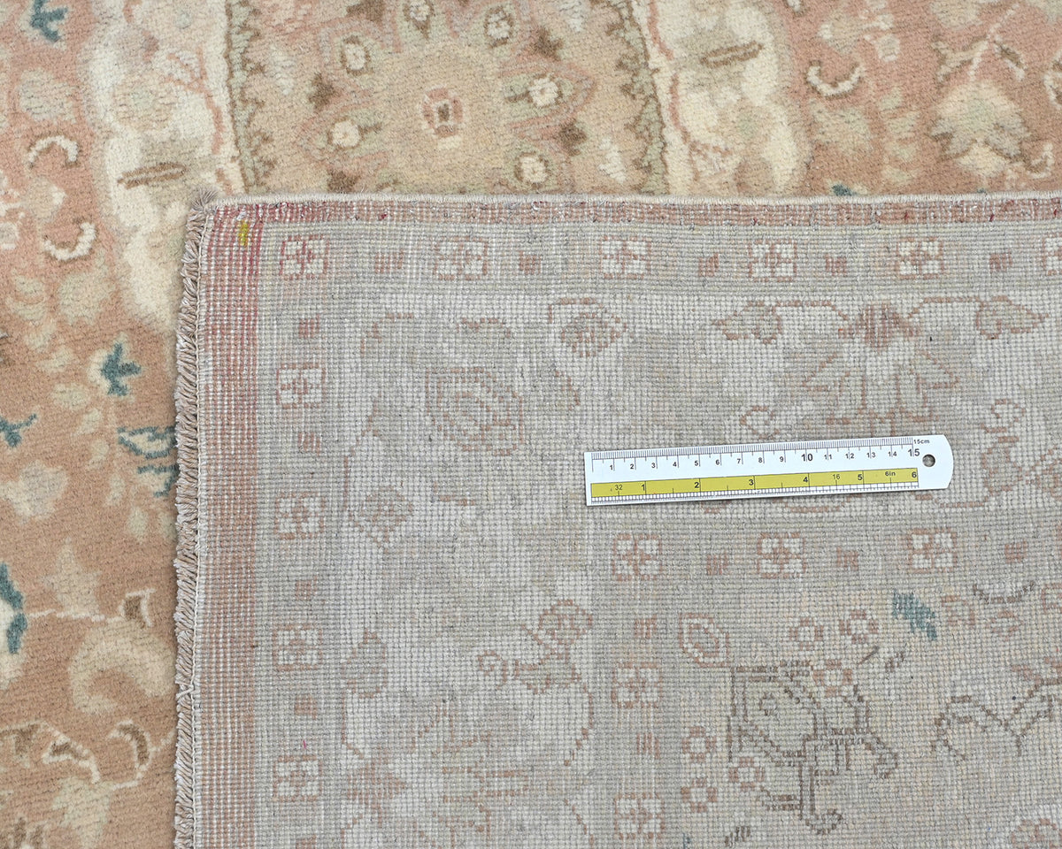 Alfombra de lana anudada a mano de estilo persa oriental de 4x6