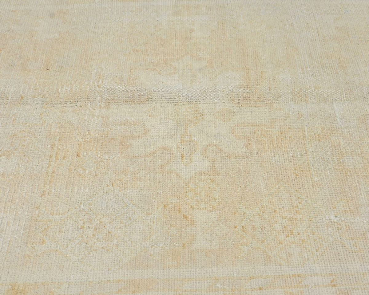 6 Ft Vintage Persian Style Hand Knotted Distressed Low Pile Wool Runner Rug