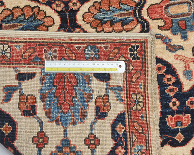 3x4 Beige Aryana Afghan Hand Knotted Veg Dye Wool Area Rug