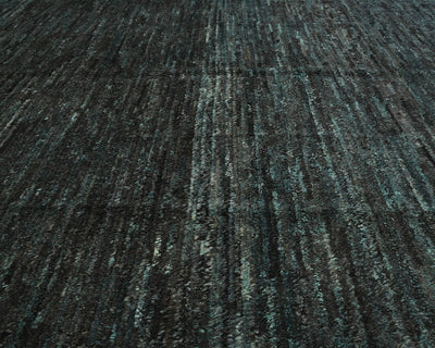 Alfombra marroquí de lana tejida a mano de 10 x 14 pulgadas