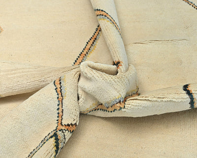 8x10 Moroccan Beige Hand Woven Wool Area Rug