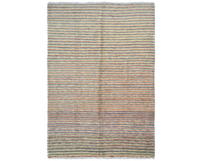 8x10 Moroccan Multicolor Hand Woven Wool Area Rug