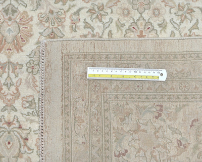 9x12 Oriental Beige Persian Style Hand Knotted Wool Area Rug