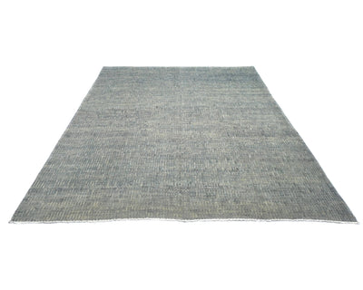 10x12 Moroccan Gray Hand Woven Wool Area Rug