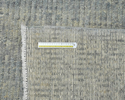10x12 Moroccan Gray Hand Woven Wool Area Rug