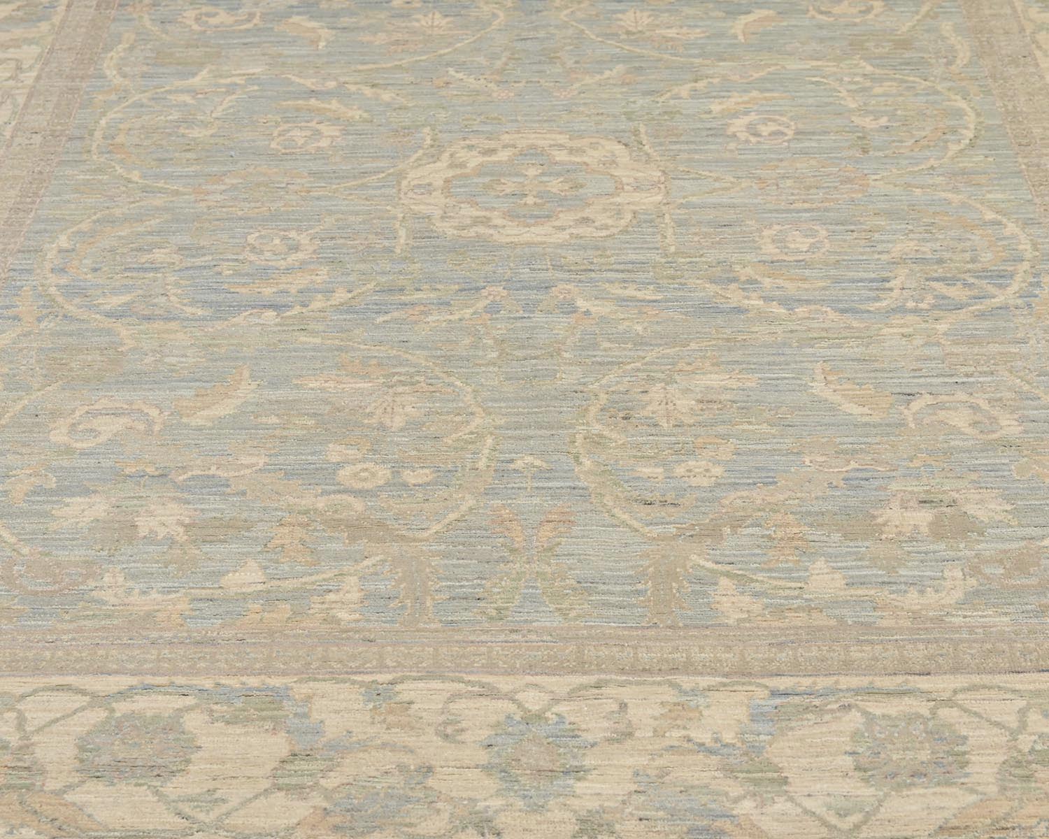 5x7 Chobi Fine Quality Gray Afghan Hand Knotted Wool Area Rug