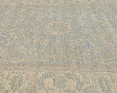 5x7 Chobi Fine Quality Gray Afghan Hand Knotted Wool Area Rug