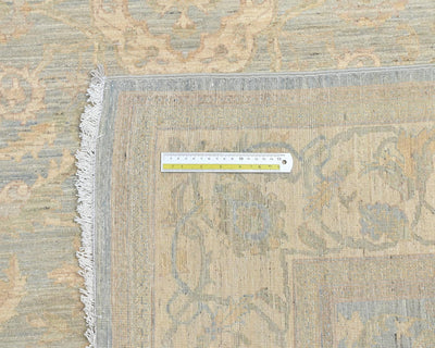 5x7 Chobi Fine Quality Gray Afghan Hand Knotted Wool Area Rug