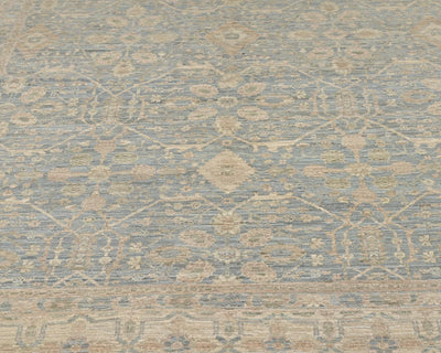 6x8 Chobi Fine Quality Gray Afghan Hand Knotted Wool Area Rug