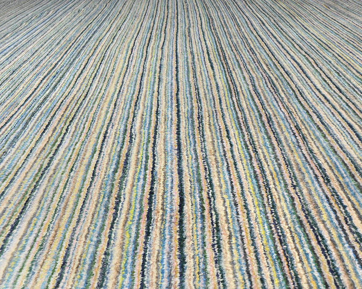 14x21 Zeigler Multicolor Afghan Hand Knotted Wool Area Rug
