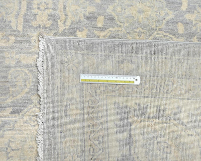 12x15 Zeigler Gray Afghan Hand Knotted Wool Area Rug