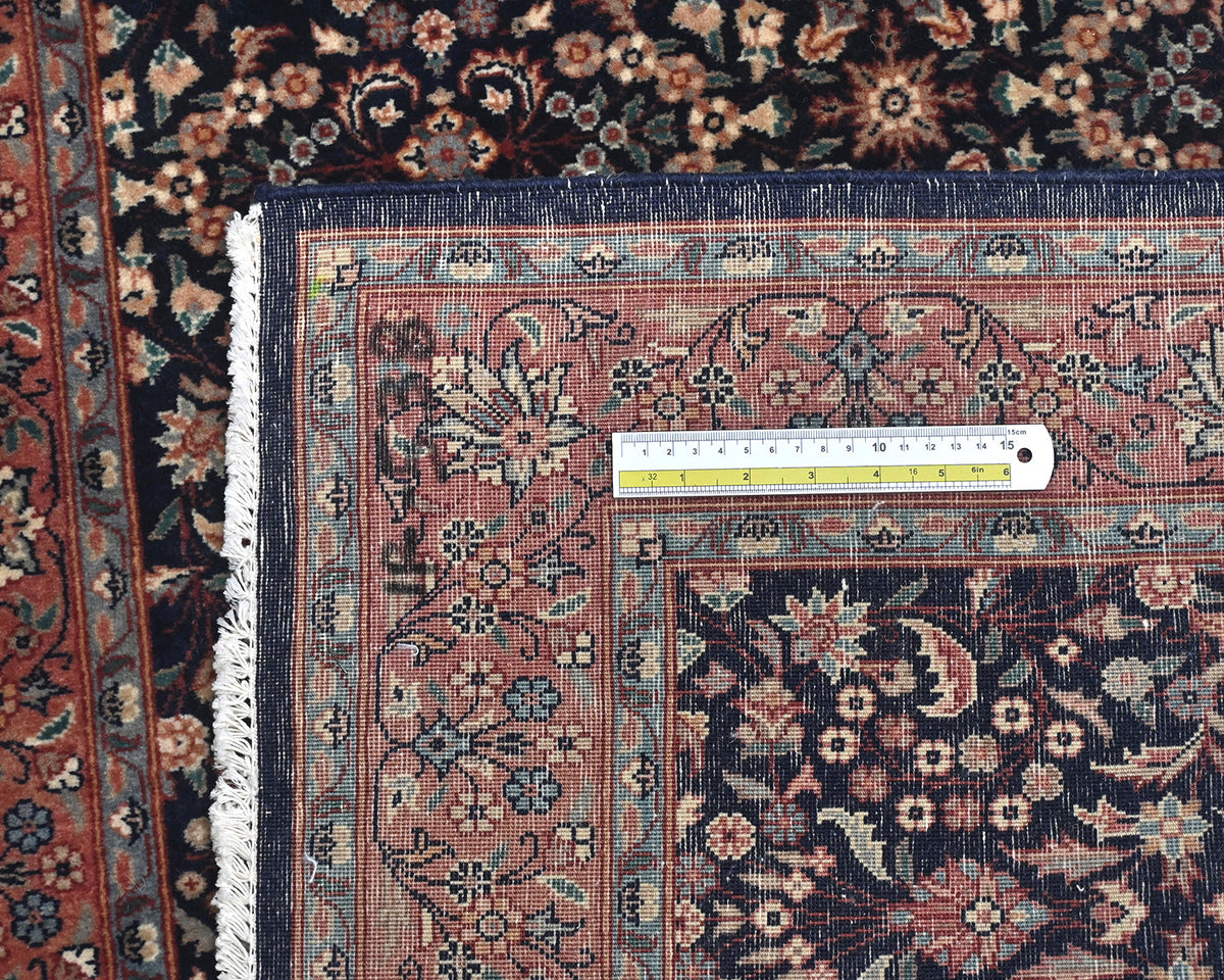 3x5 Oriental Navy Blue Persian Style Hand Knotted Wool Area Rug