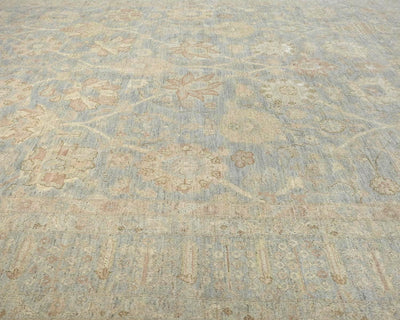 8x10 Gray Chobi Fine Quality Afghan Hand Knotted Wool Area Rug