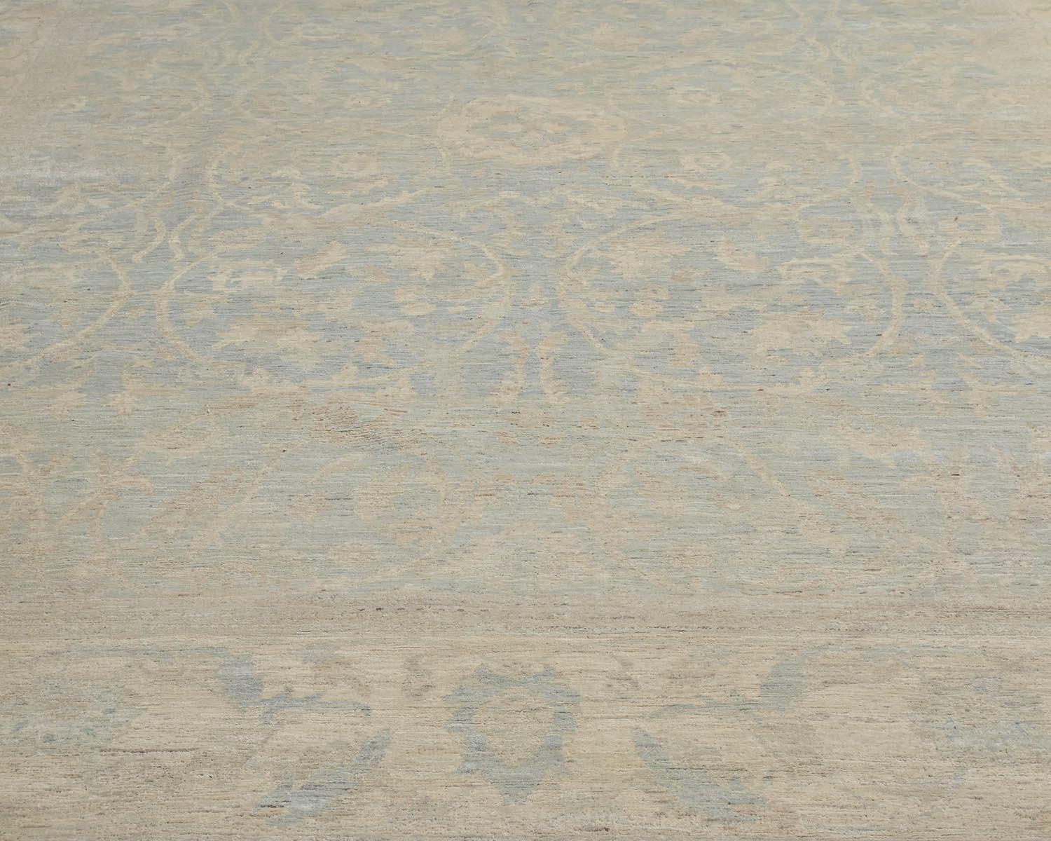 9x12 Chobi Fine Quality Gray Afghan Hand Knotted Wool Area Rug