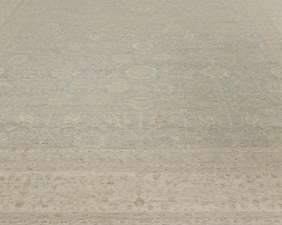 Alfombra afgana de lana anudada a mano, color gris, de 9 x 12 pulgadas, Chobi